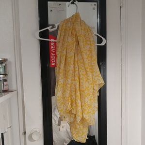 Francesca yellow print scarf